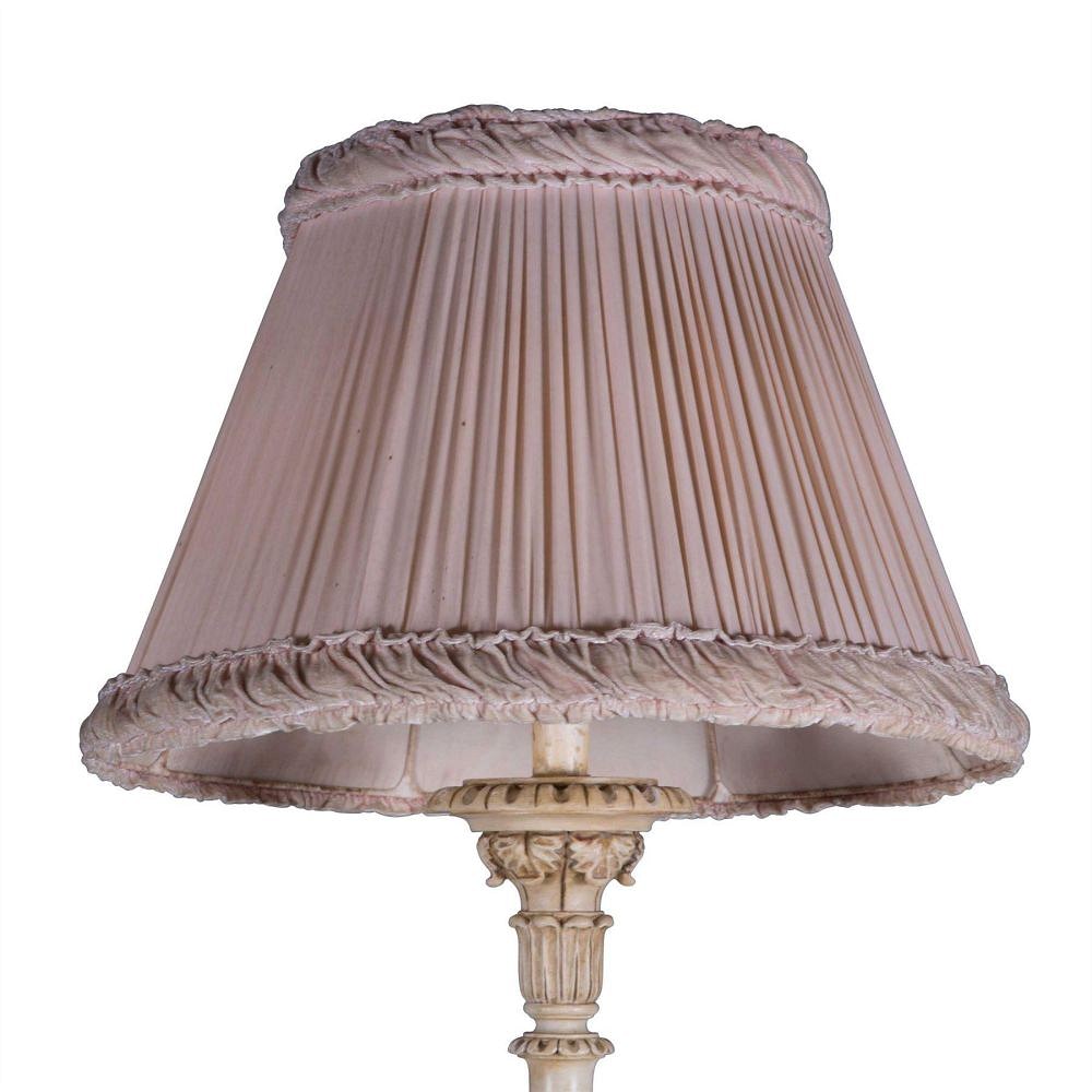 Italian Carved And Painted Floor Lamp and Shade LF5858428