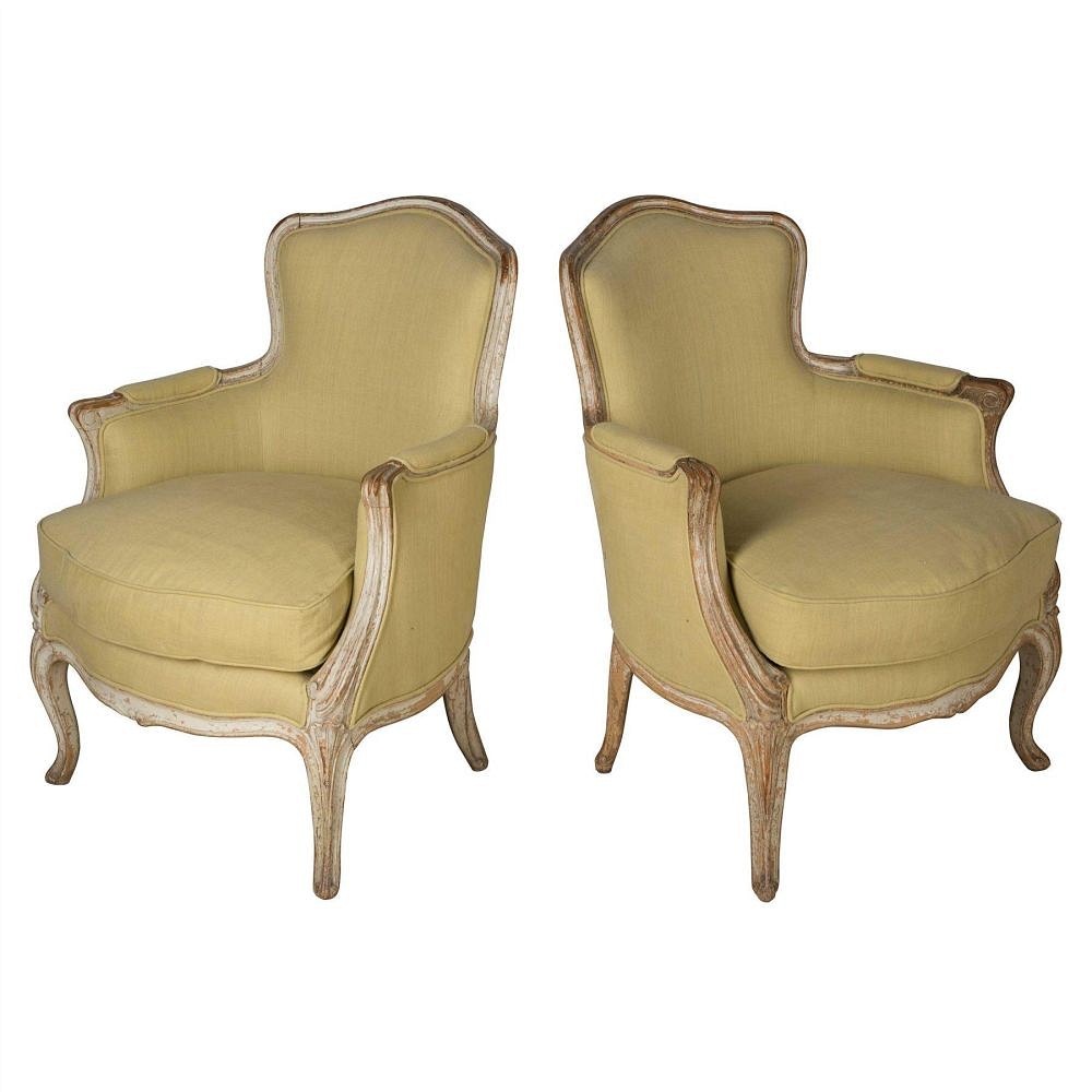 Pair of 18th Century French Bergeres CH9059667