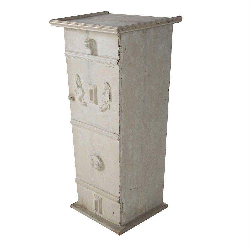 Painted Pedestal Cabinet OF015317