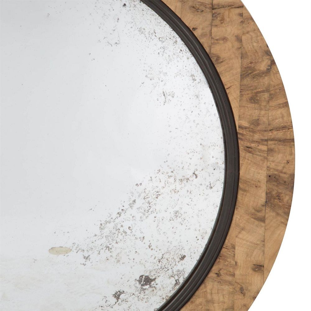 Pollard Oak Convex Mirrors MI107124