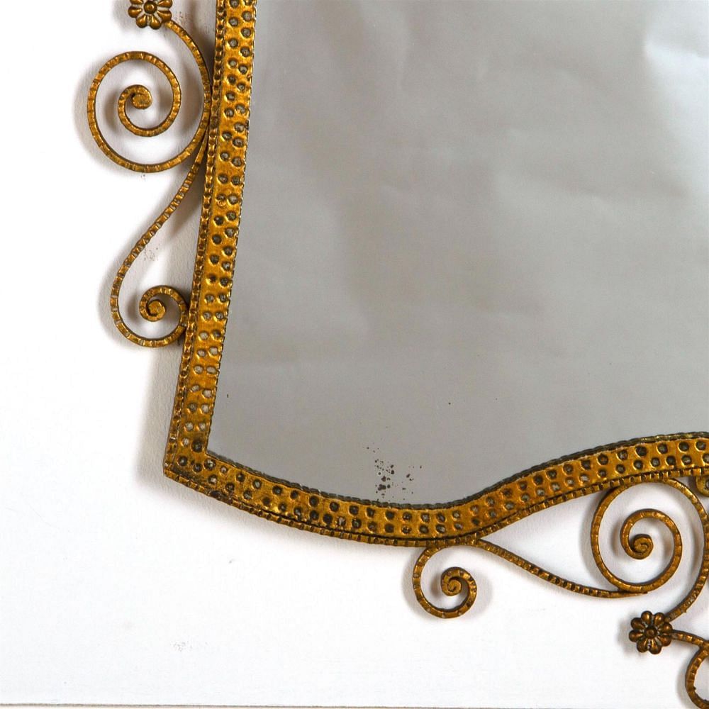 Itallian Brass Mirror by Pier Luigi Colli MI527265