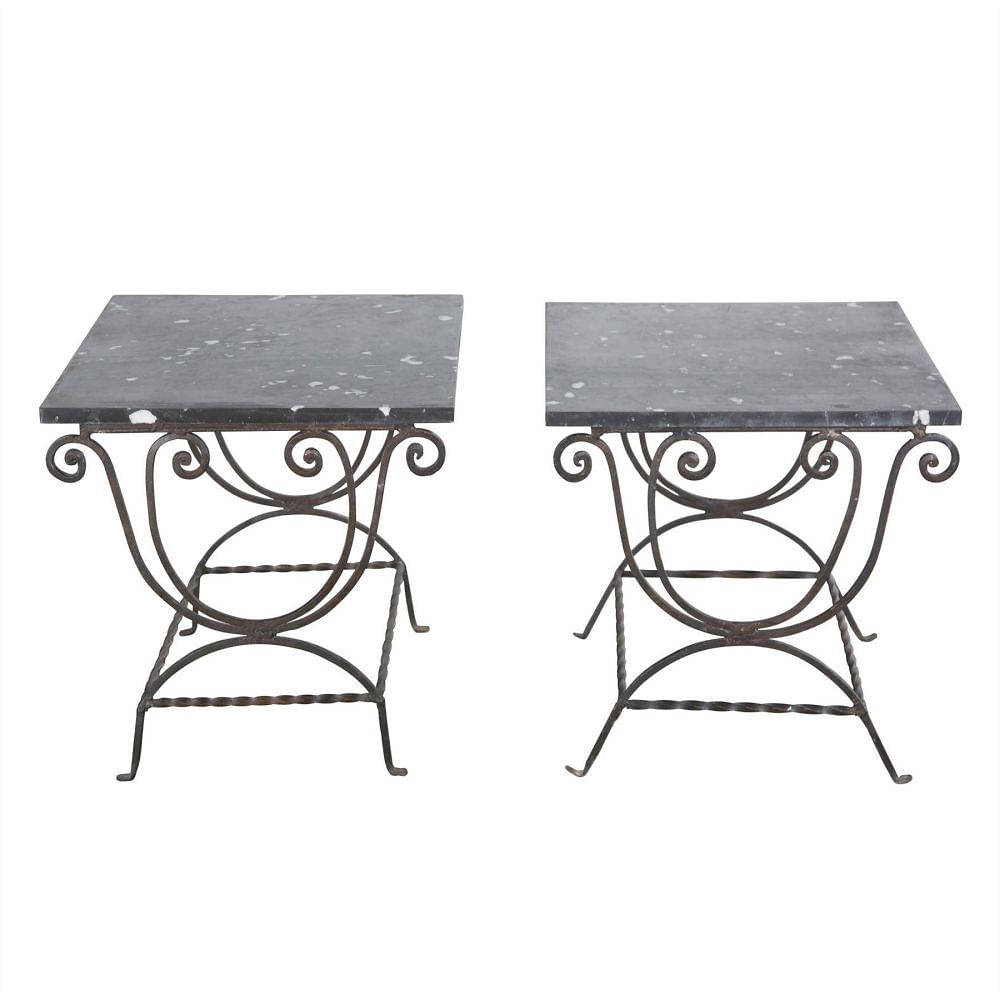 Pair of Marble Top Tables TS5256759