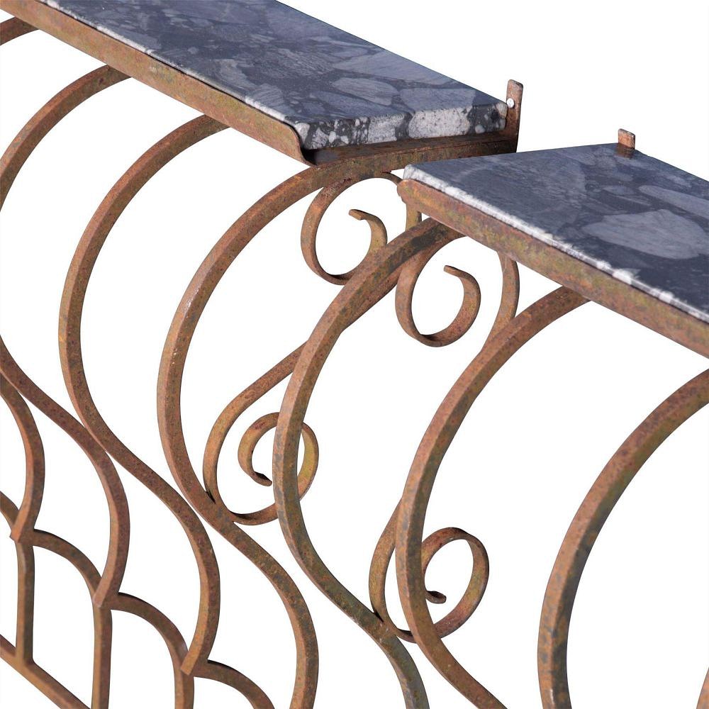 Pair of Marble Topped Console Tables CO4358567