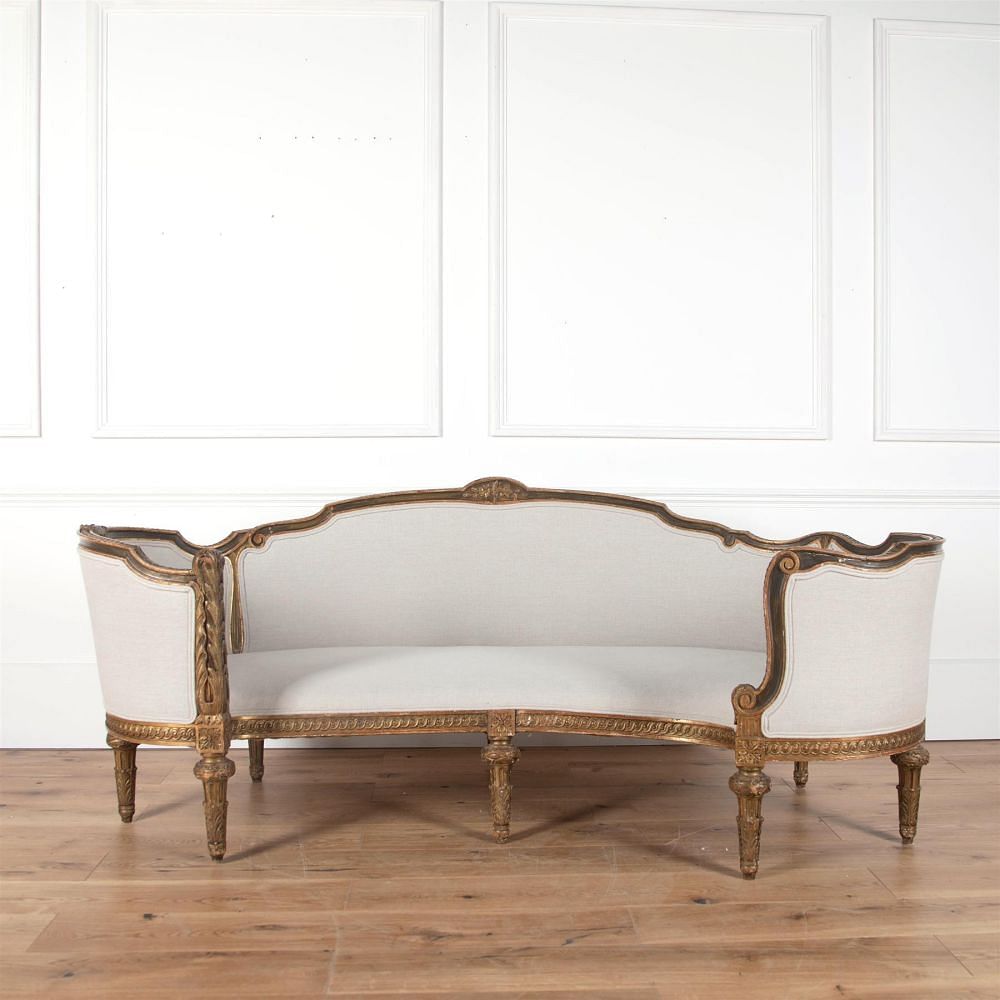 Rare 18th Century French Corbeille Sofa SB5861545