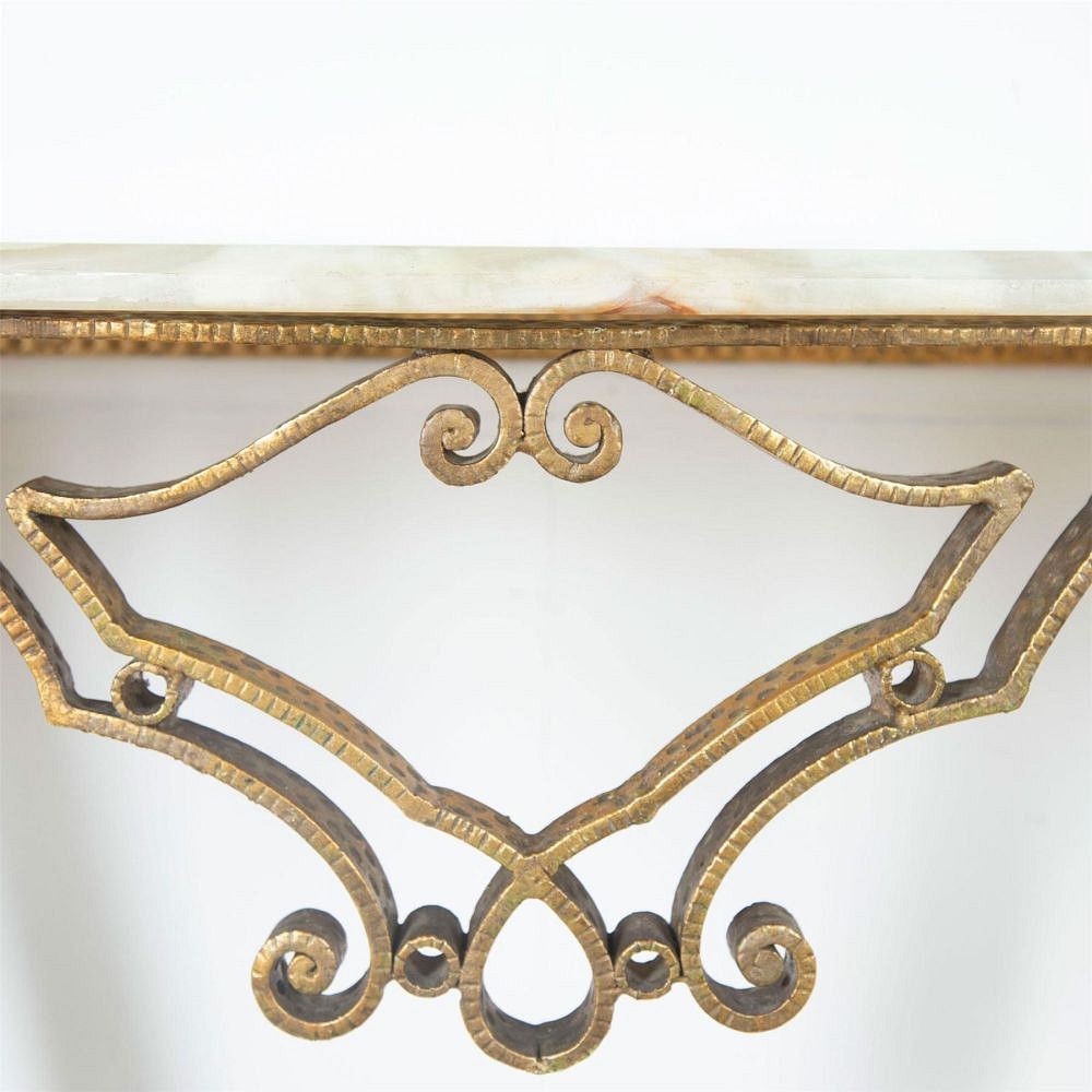 Gilded Iron Console by Pier Luigi Colli CO3061115
