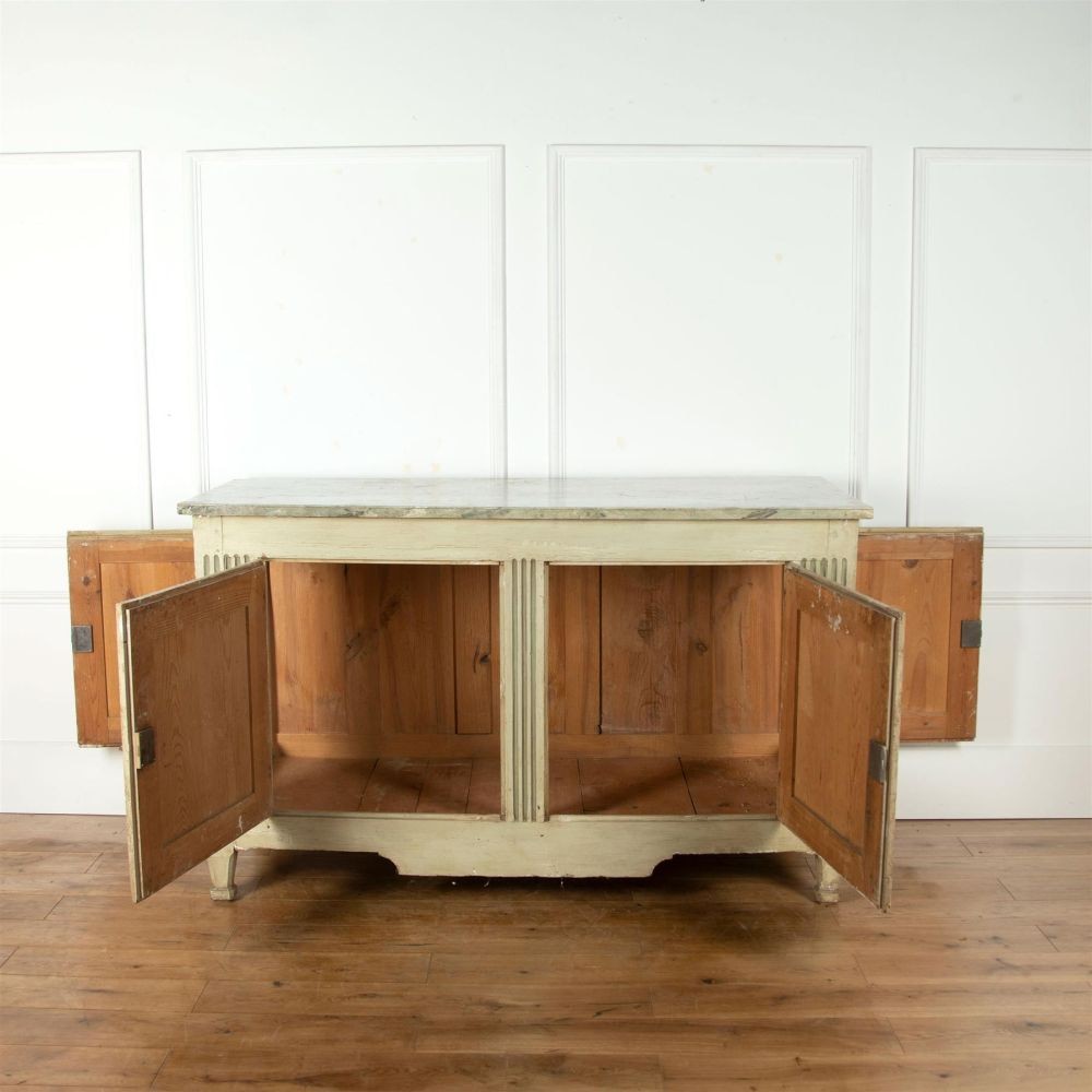 Large French Painted 18th Century Buffet BU4562674