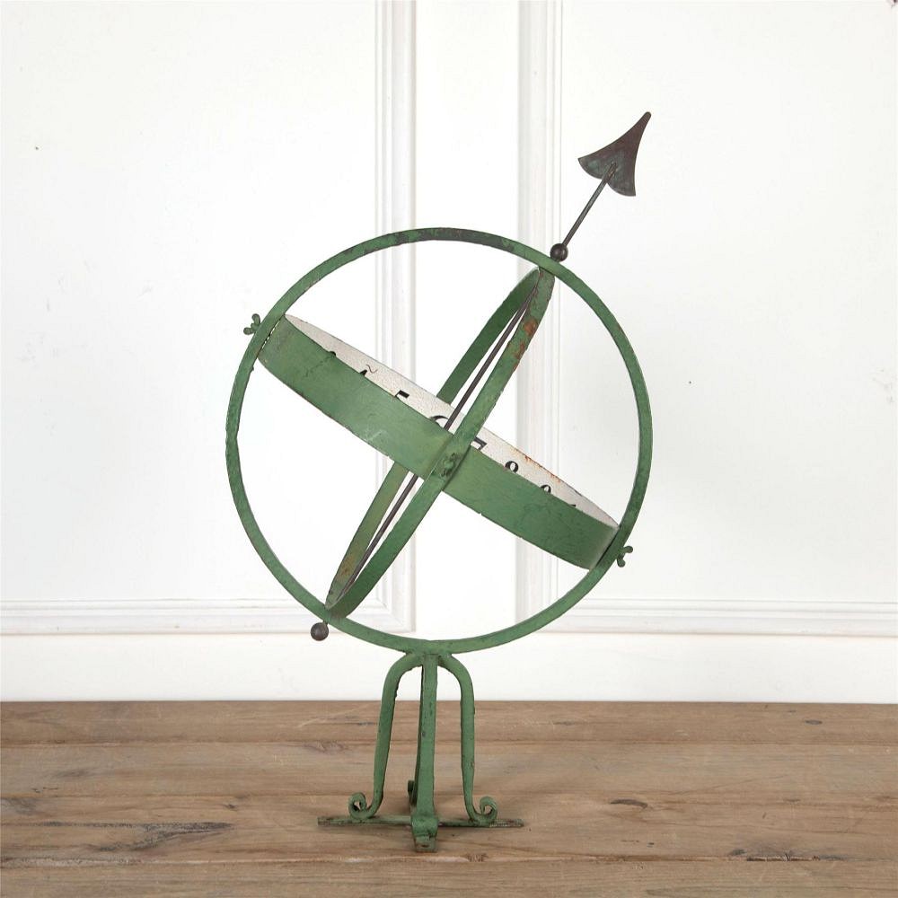 Mid Century French Nautical Armillary Sphere With Original Paint and Numbers GA5961822