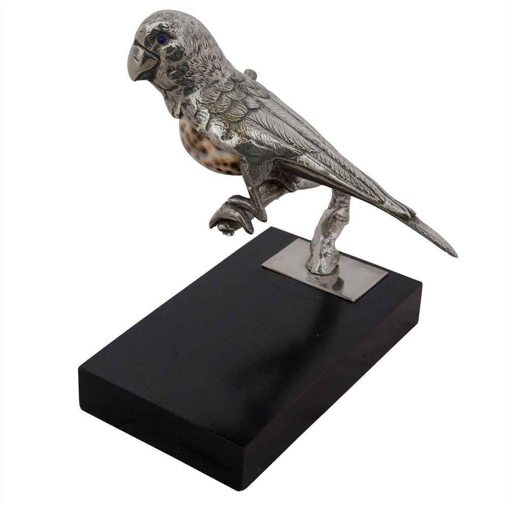 Silver Plate 'Binazzi' Parrot DA1504935