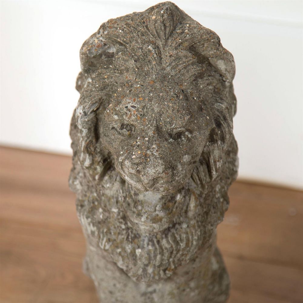 Pair Of Reconstituted Stone Lions GA4562676