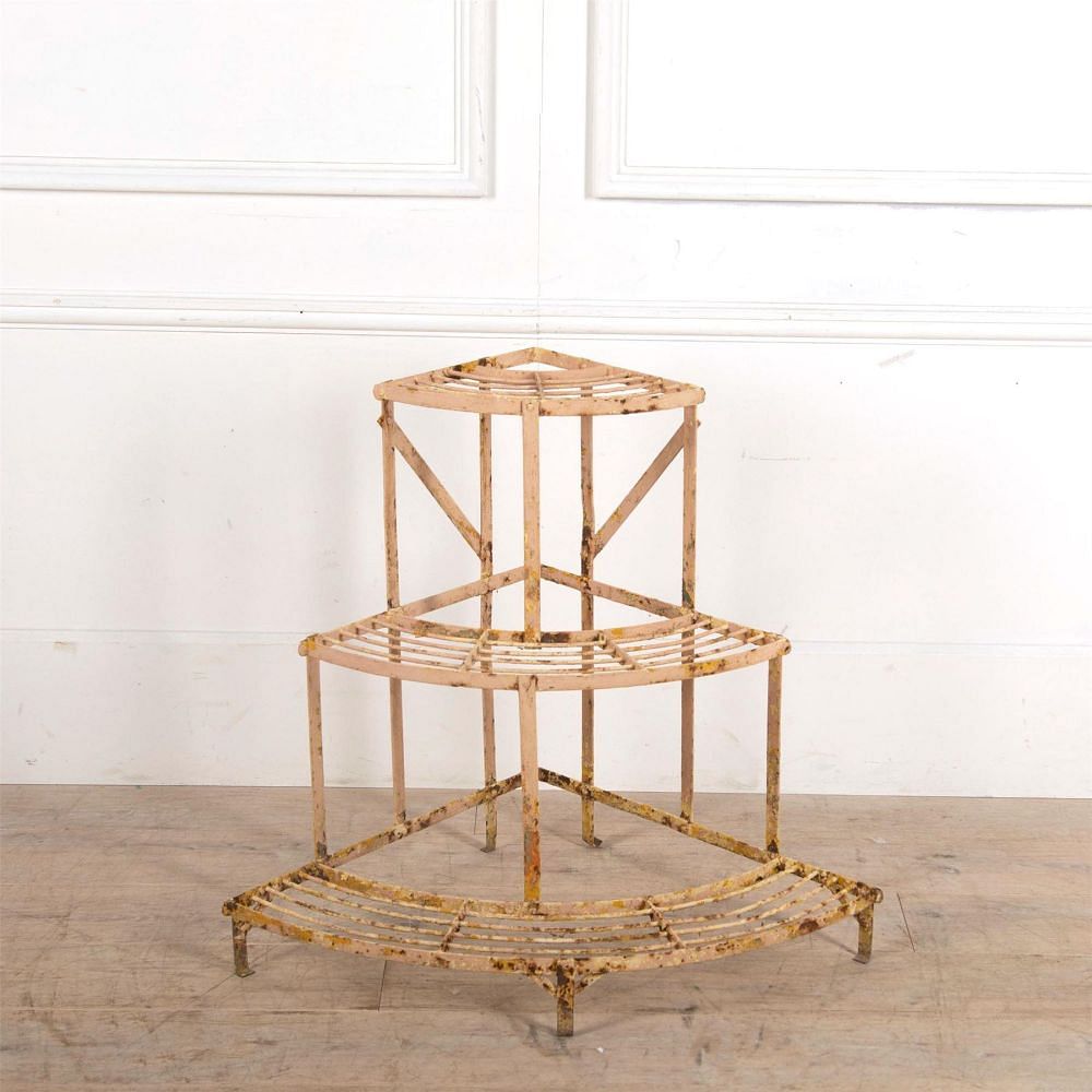 French Iron Corner Plant Stand GA1561232