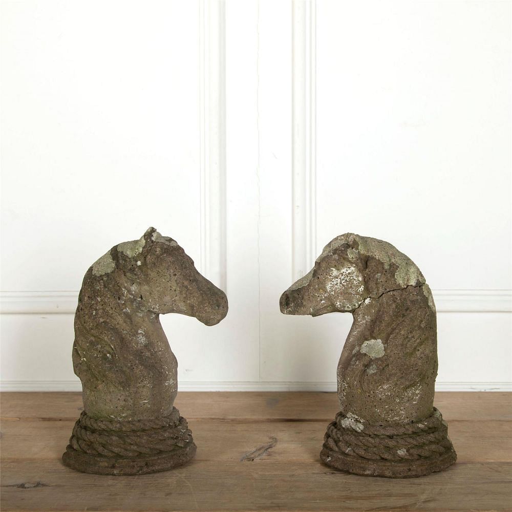 Pair of Italian Horses Heads DA207512