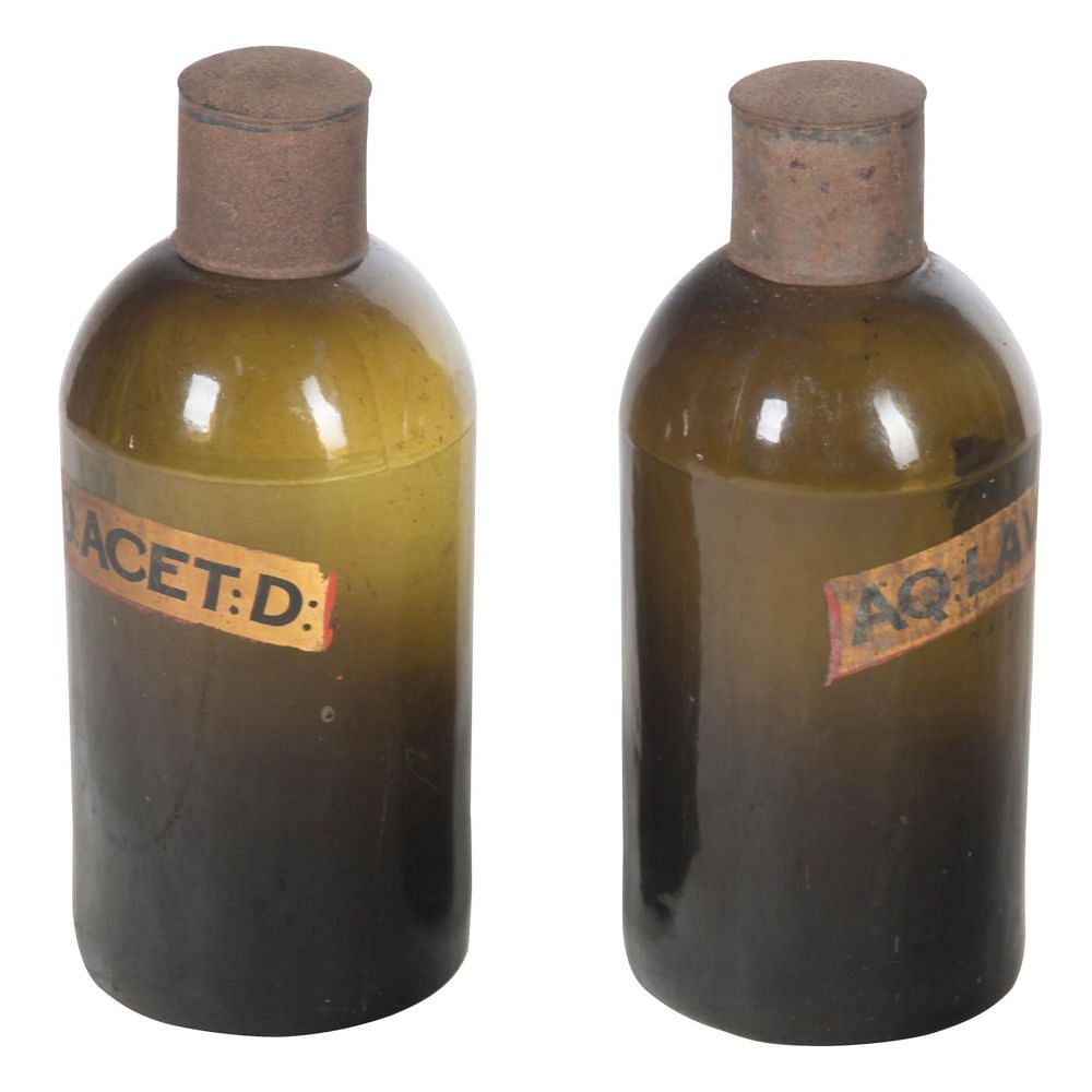 Pair of Apothecary or Pharmacy Glass Jars DA5956606