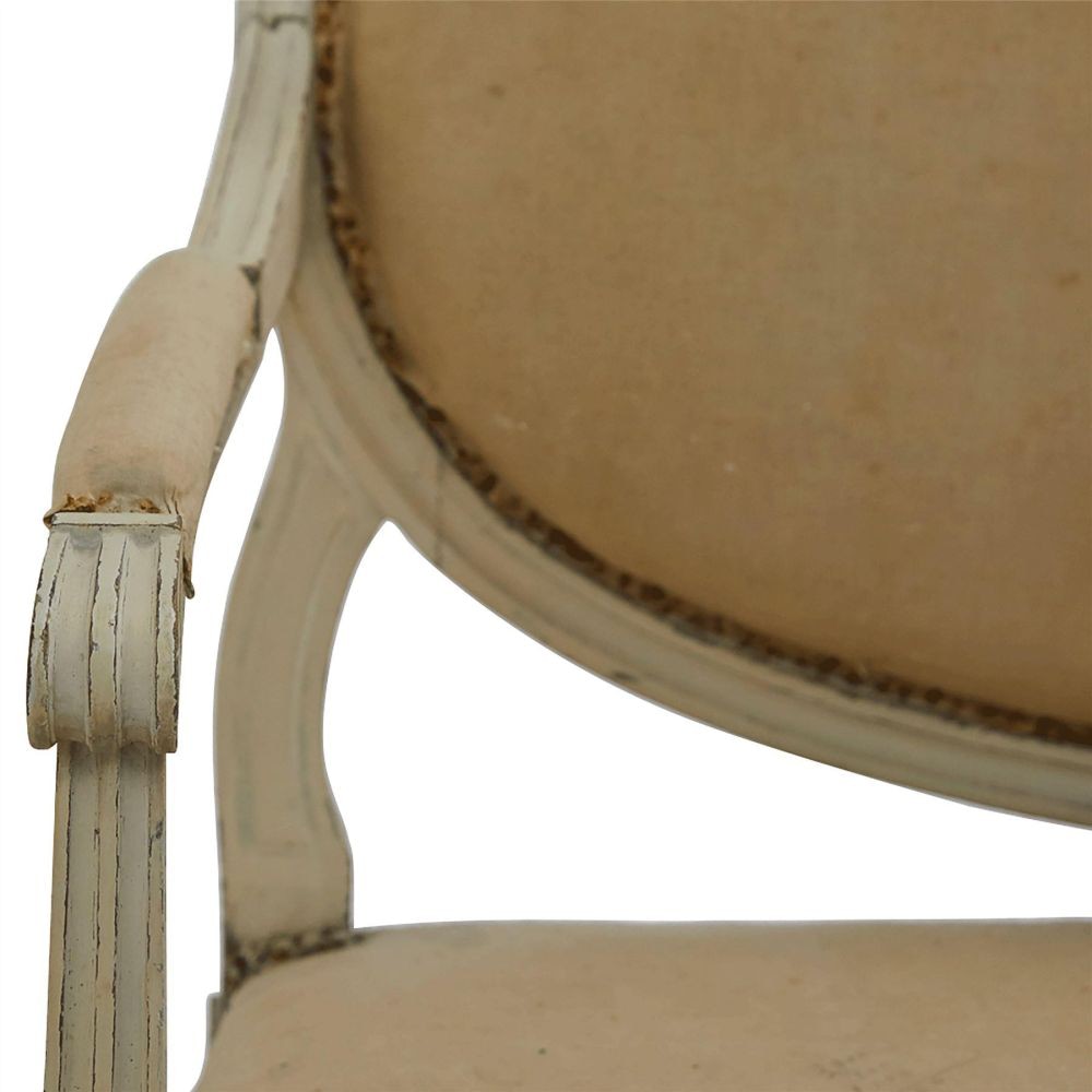 18th Century Carved Wood Painted French Sofa SB0661664