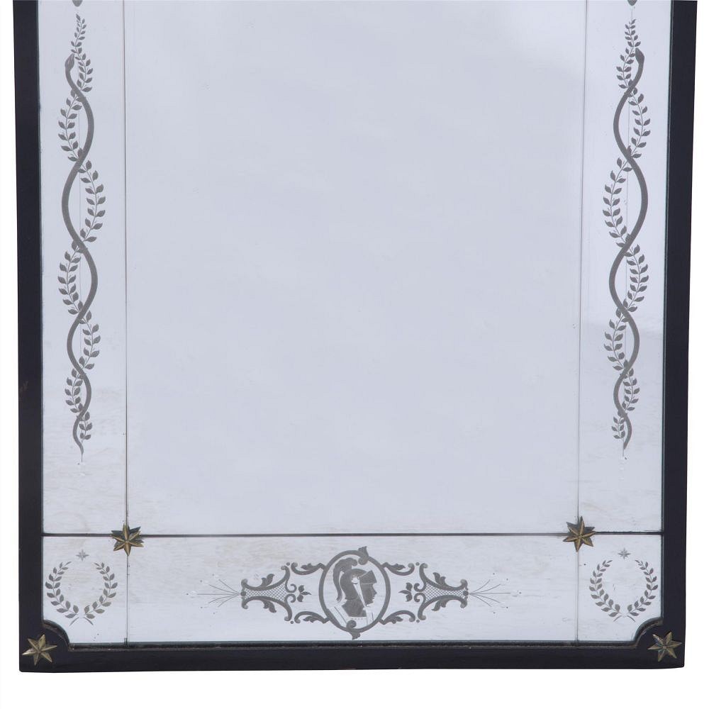 Ebonised 1960s French Mirror MI3660258