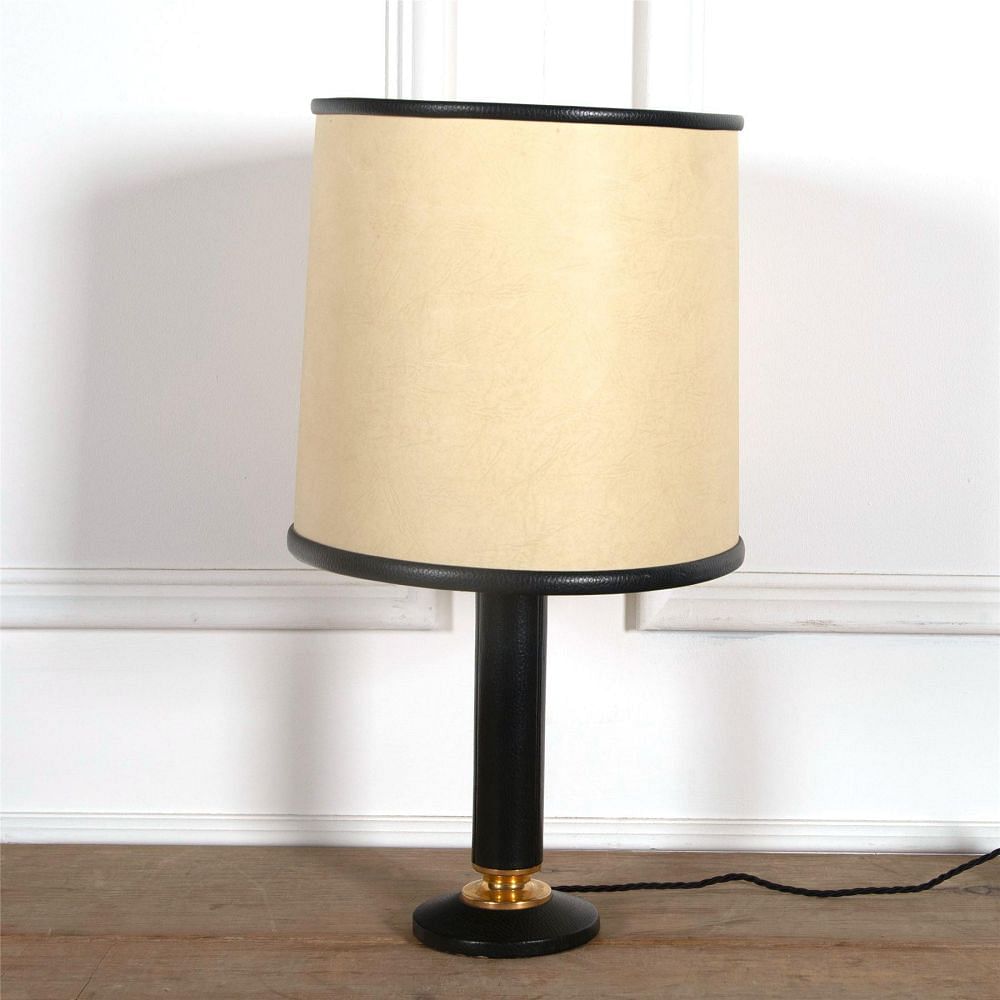 Leather Covered Table Lamp by Le Tanneur LT3061913
