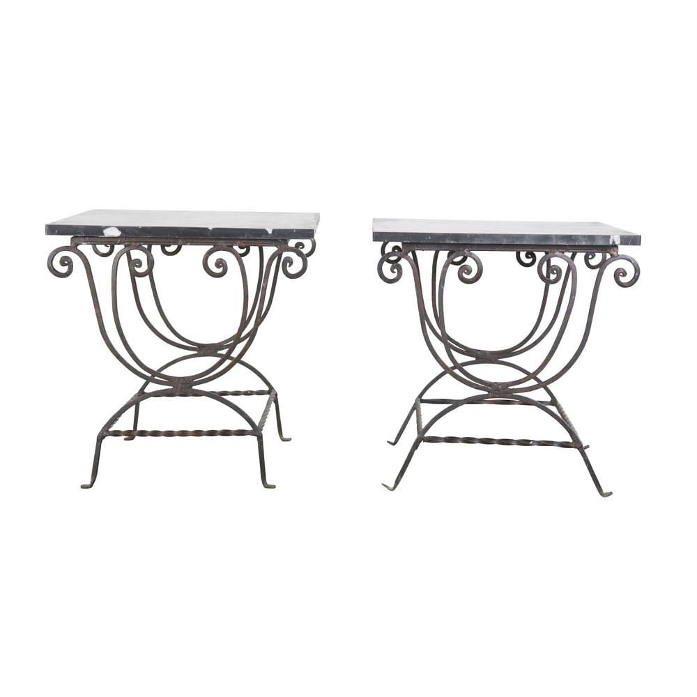 Pair of Marble Top Tables TS5256759