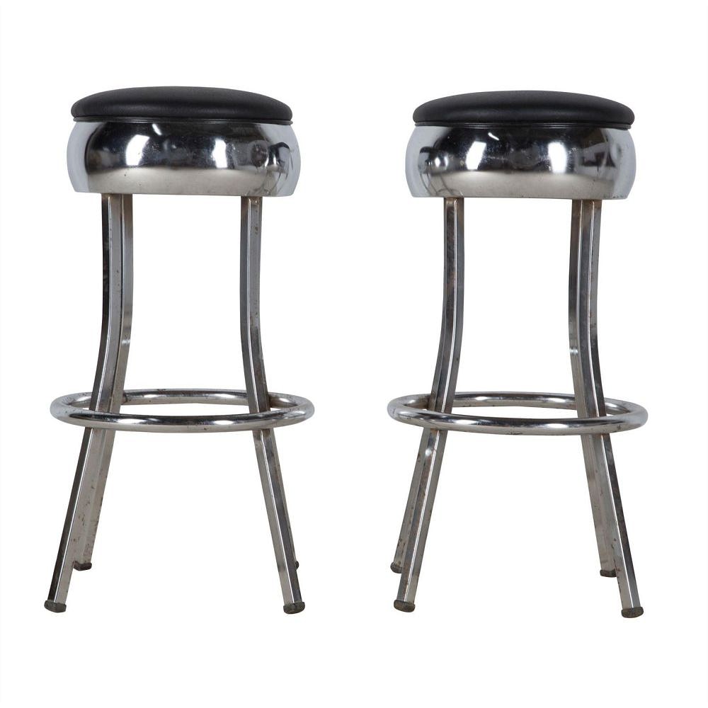 Pair of American Diner Bar Stools ST356661