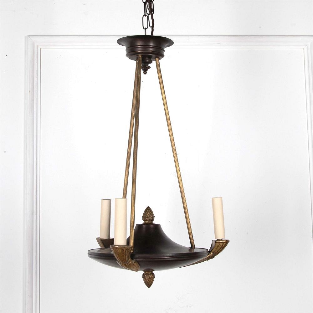 Empire Style 1920s Three Light Chandelier LC2162113