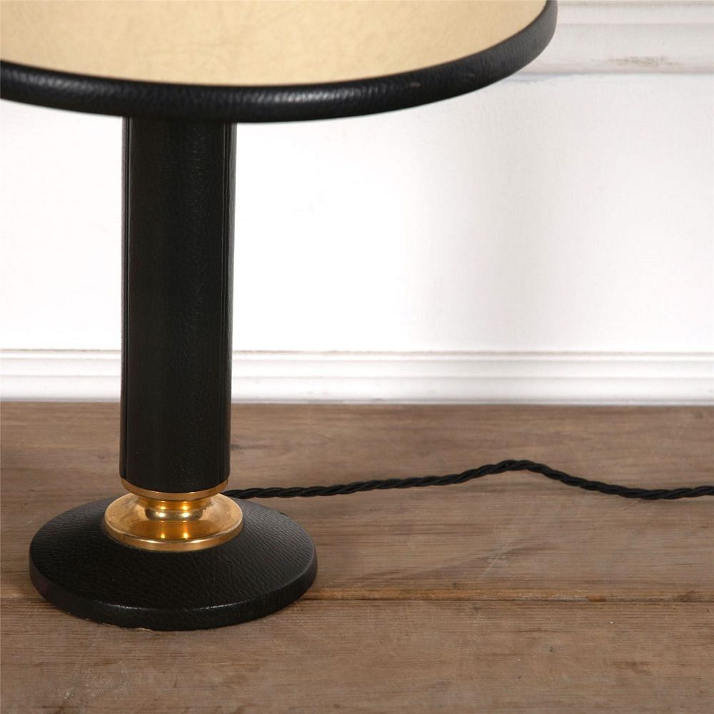 Leather Covered Table Lamp by Le Tanneur LT3061913