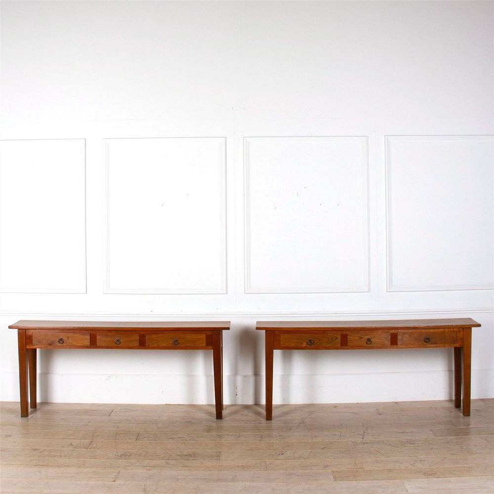 Pair of Cherrywood Tables TS527262
