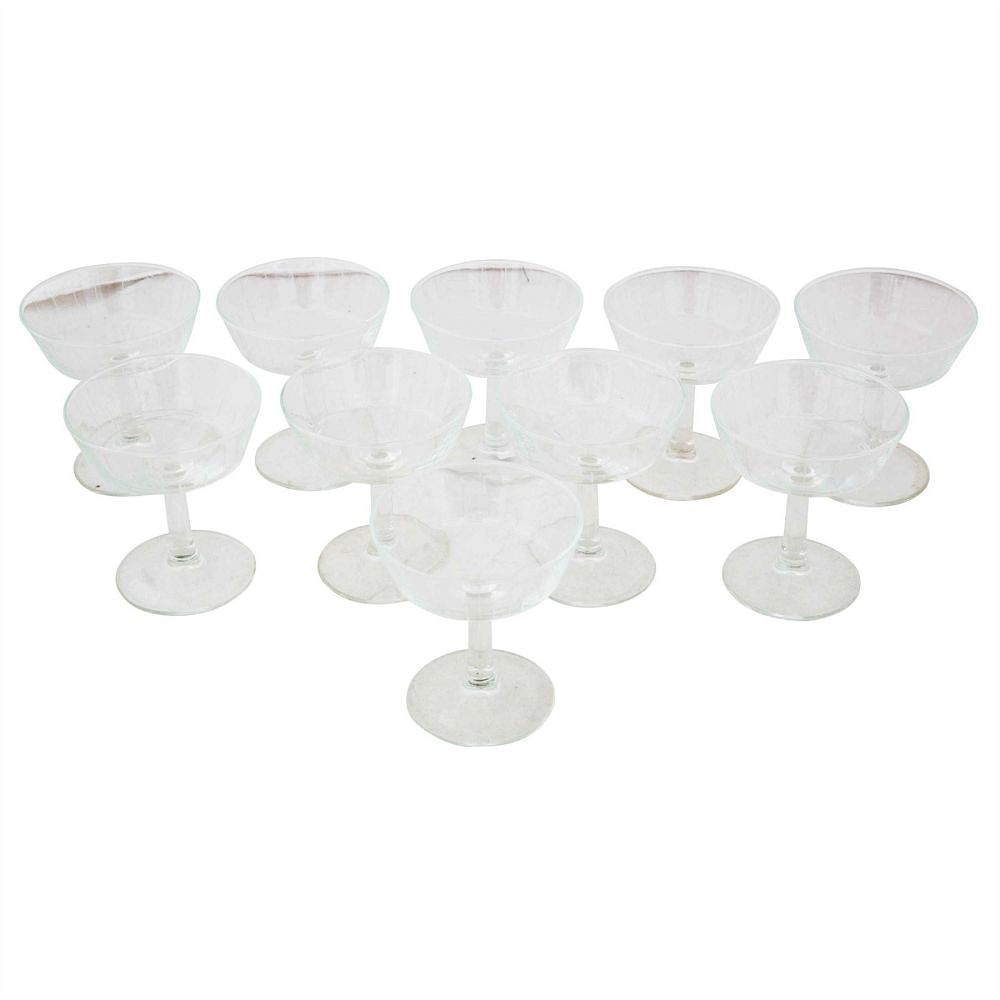 10 Vintage Champagne Glasses DA1512784