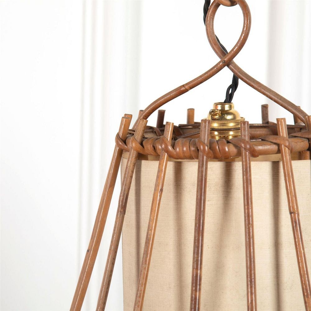 Rattan Ceiling Pendant in the Manner of Janine Abraham LC3062007