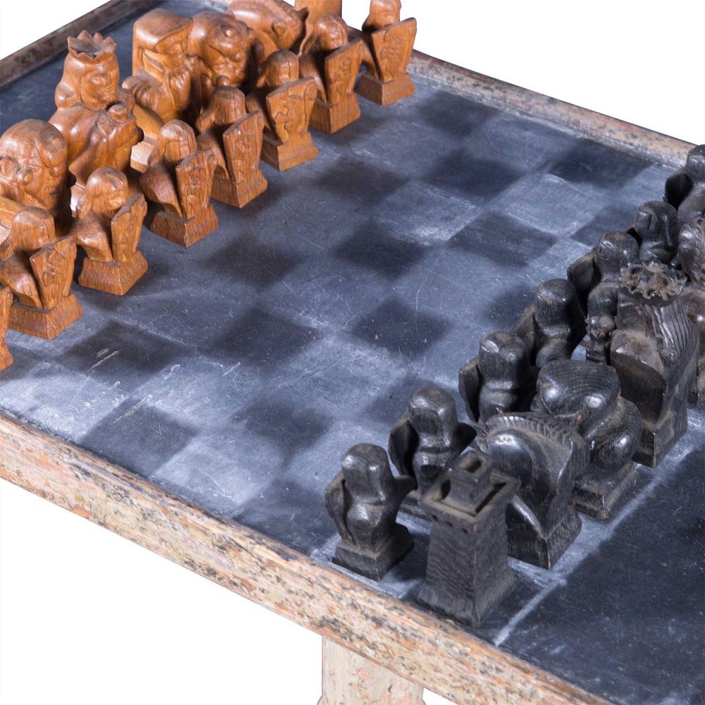 Gustavian Game Board Table TC6058320