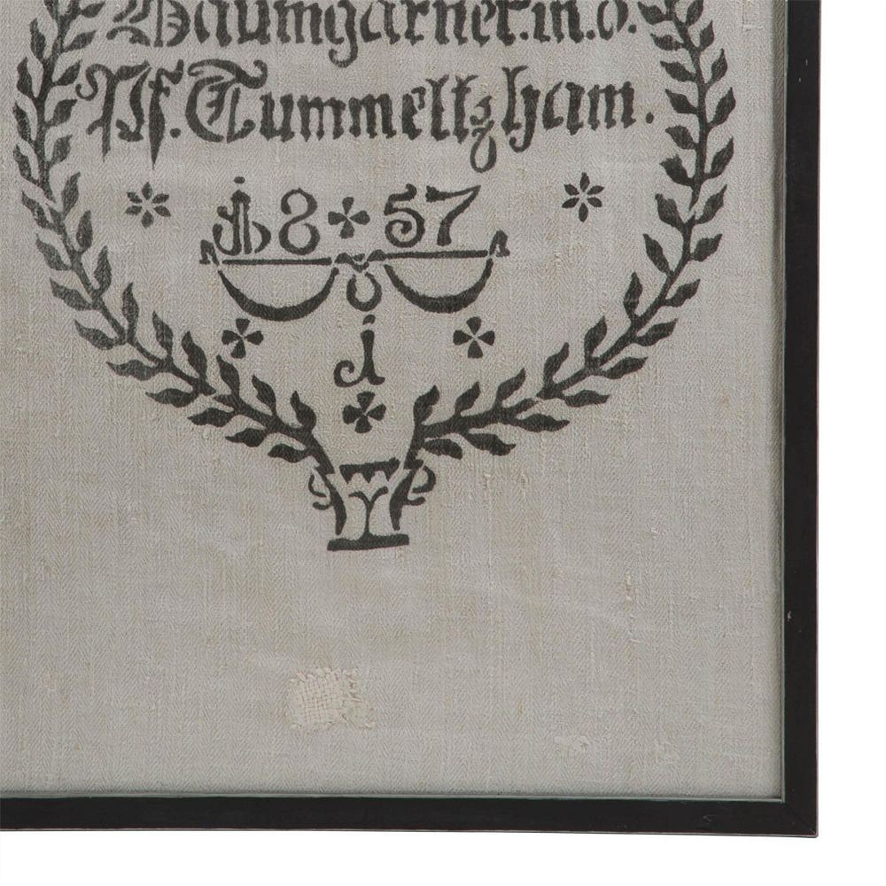 Framed Grain Sack Fragment WD0110781