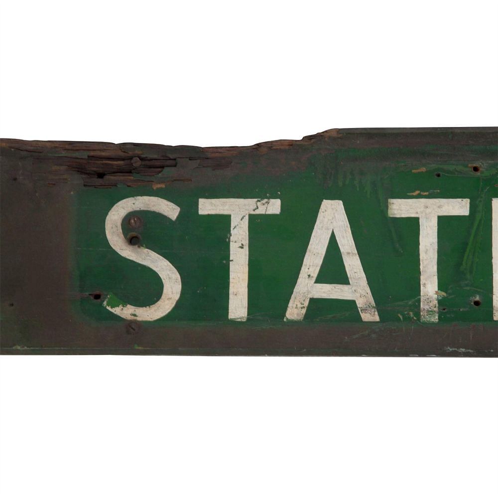 1950s Station Road Sign DA2011106