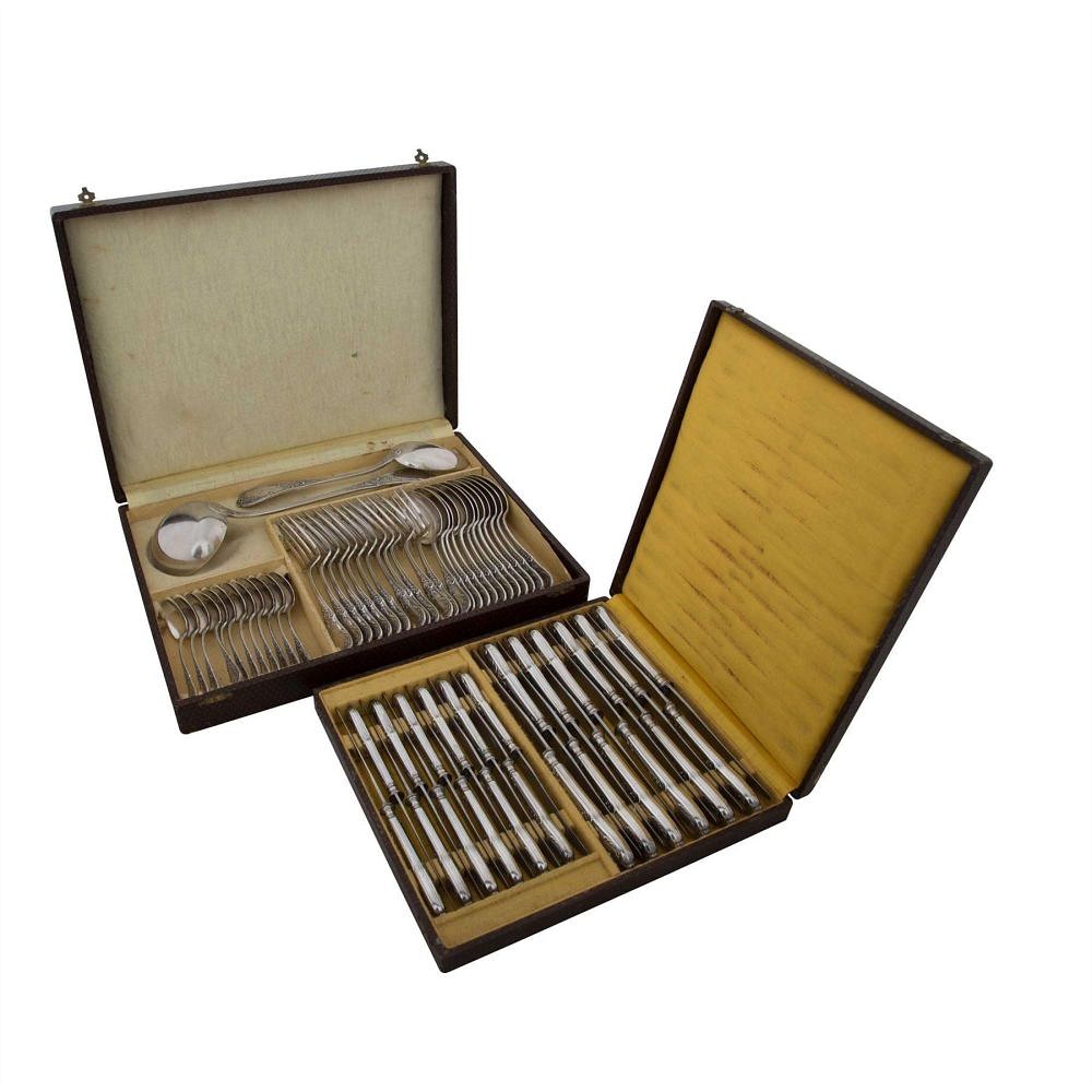 62 Piece Silver Plate Cutlery Service DA1511788