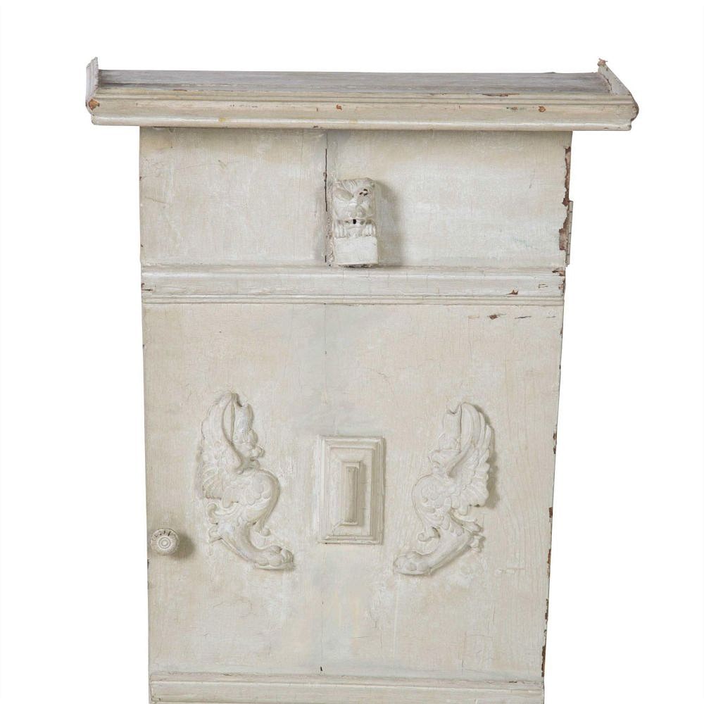 Painted Pedestal Cabinet OF015317