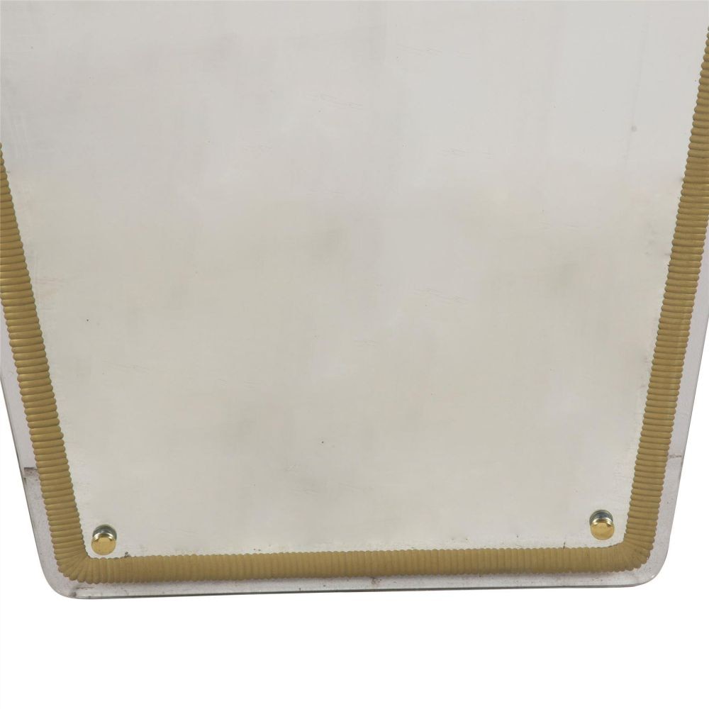 Fabulous Italian Mid Century Shield Mirror By Designers Cristal Arte MI5960242