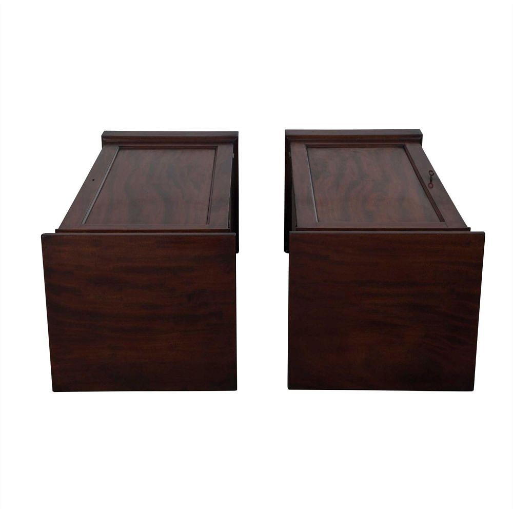 Pair of Mahogany Pedestal Cupboards OF0357333