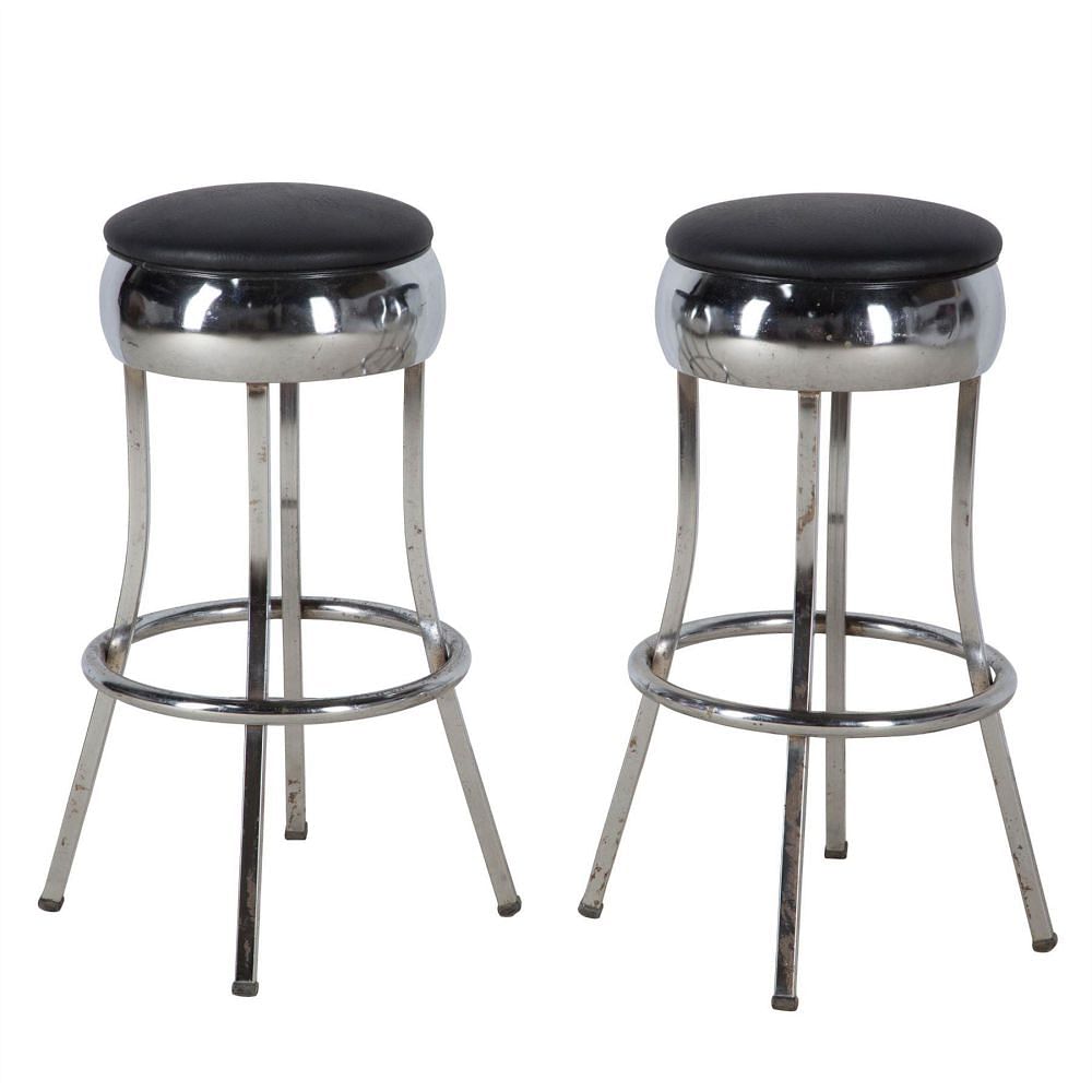 Pair of American Diner Bar Stools ST356661