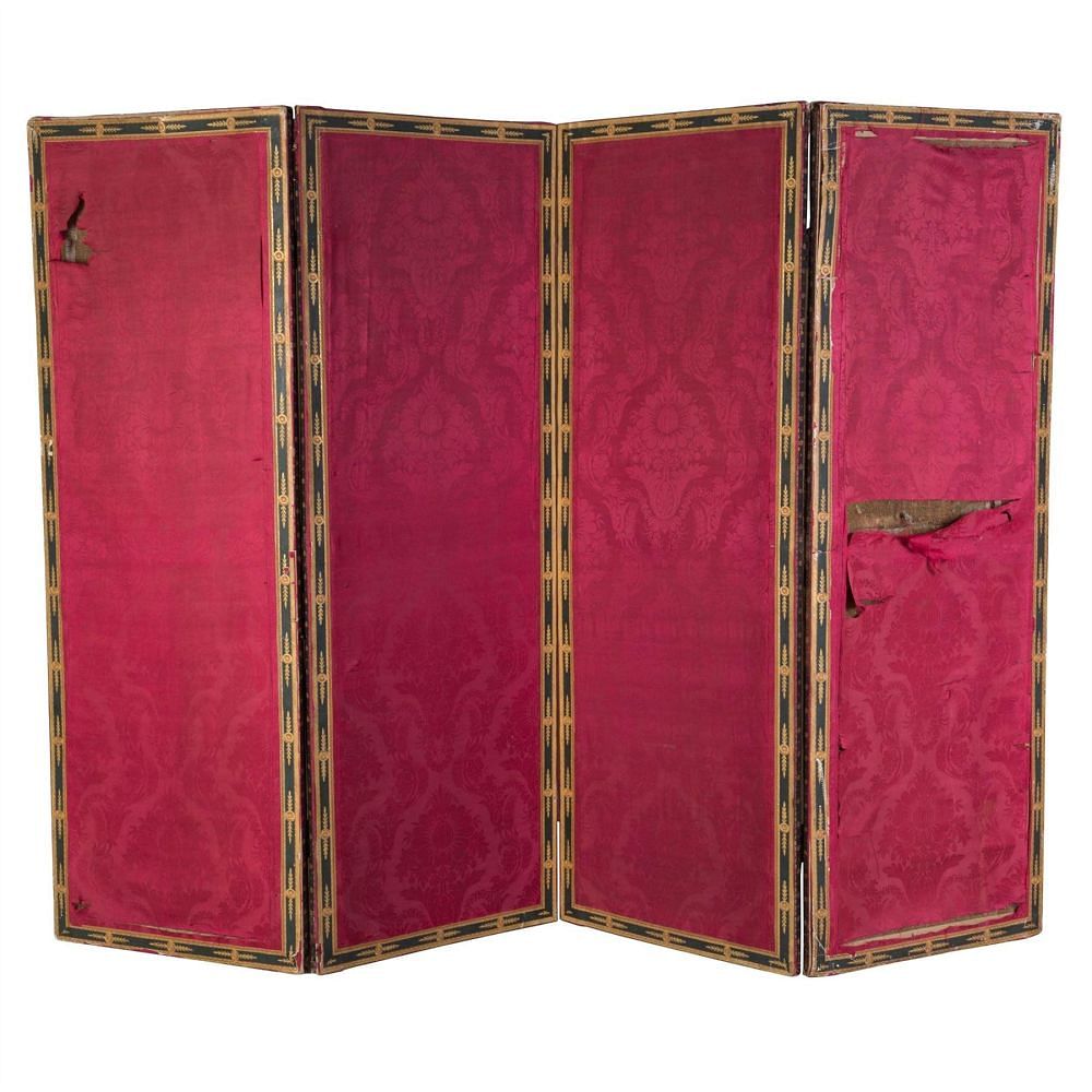 French Toile De Jouy Paravent OF157200