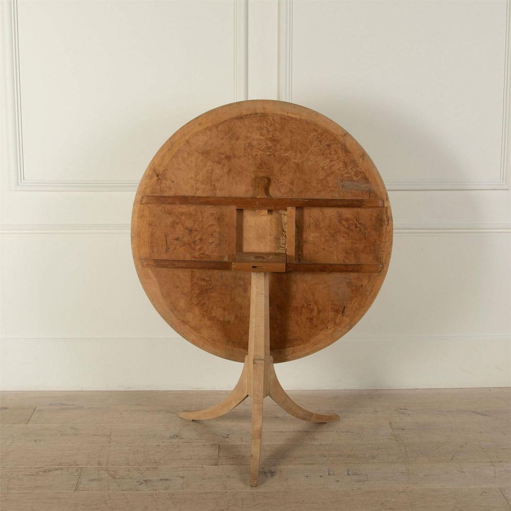 19th Century Swedish Birch Tilt Table TD6061443
