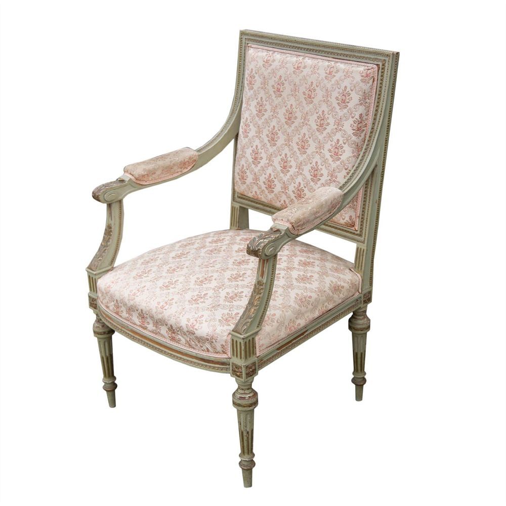 French Louis XVI Revival Armchair CH9955540