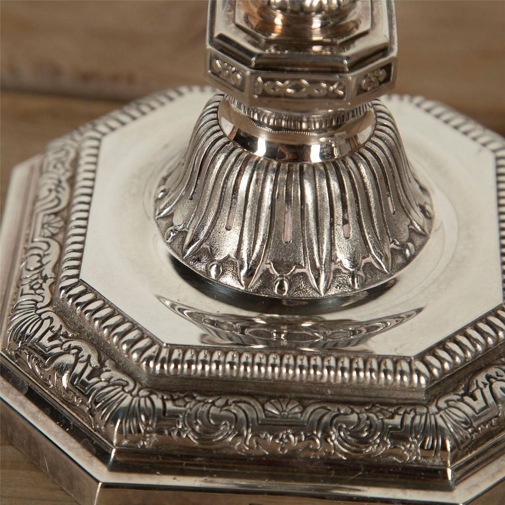 Magnificent Christofle Silver Plated Candlesticks DA5862048