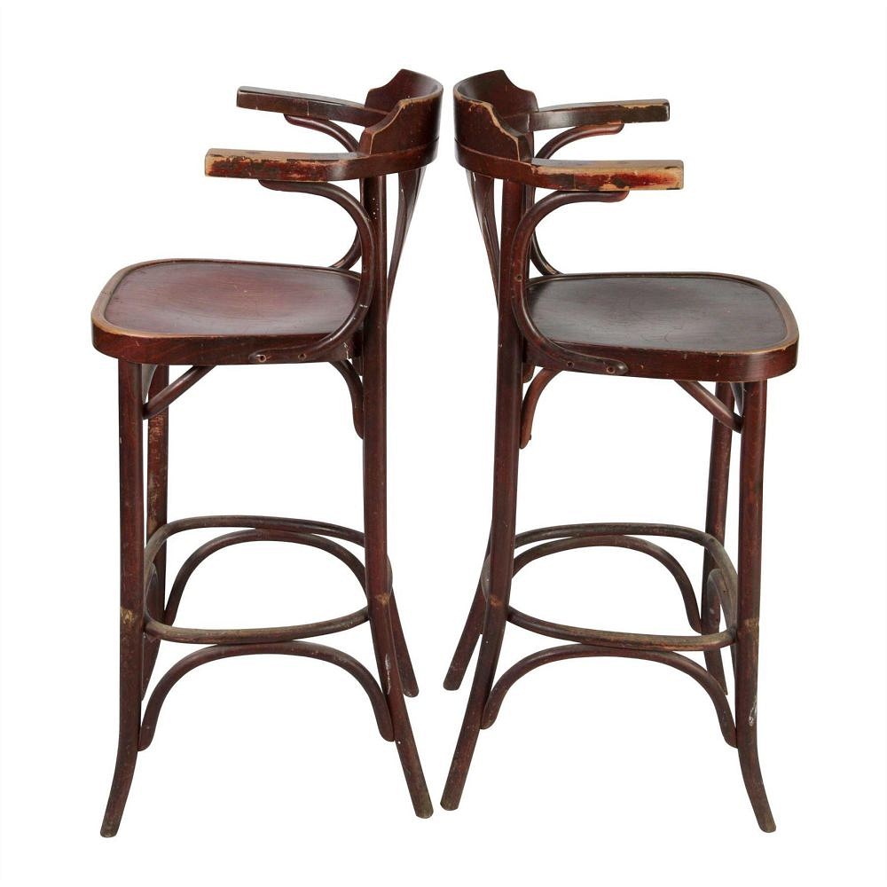 Pair of Bentwood Bar Stools ST5557732