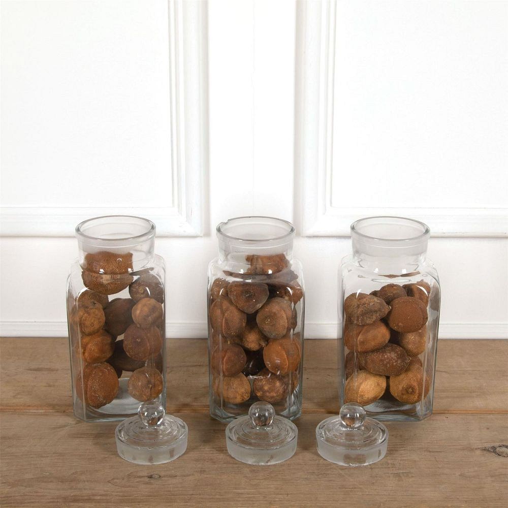 Set of Three Large French Glass Storage Jars DA4461516