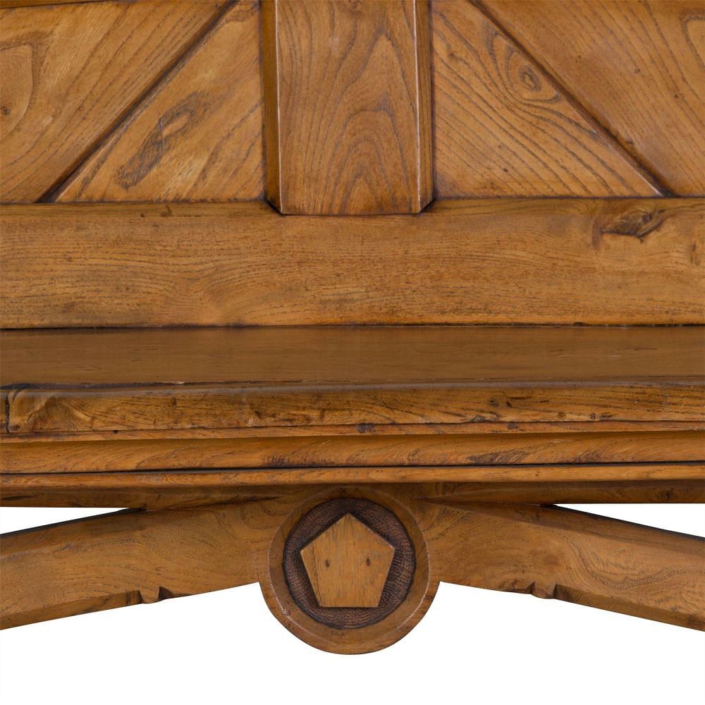 Pair of Gothic Hall Benches SB036468