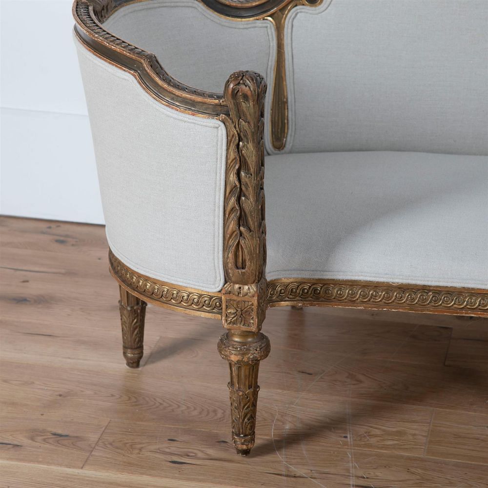 Rare 18th Century French Corbeille Sofa SB5861545