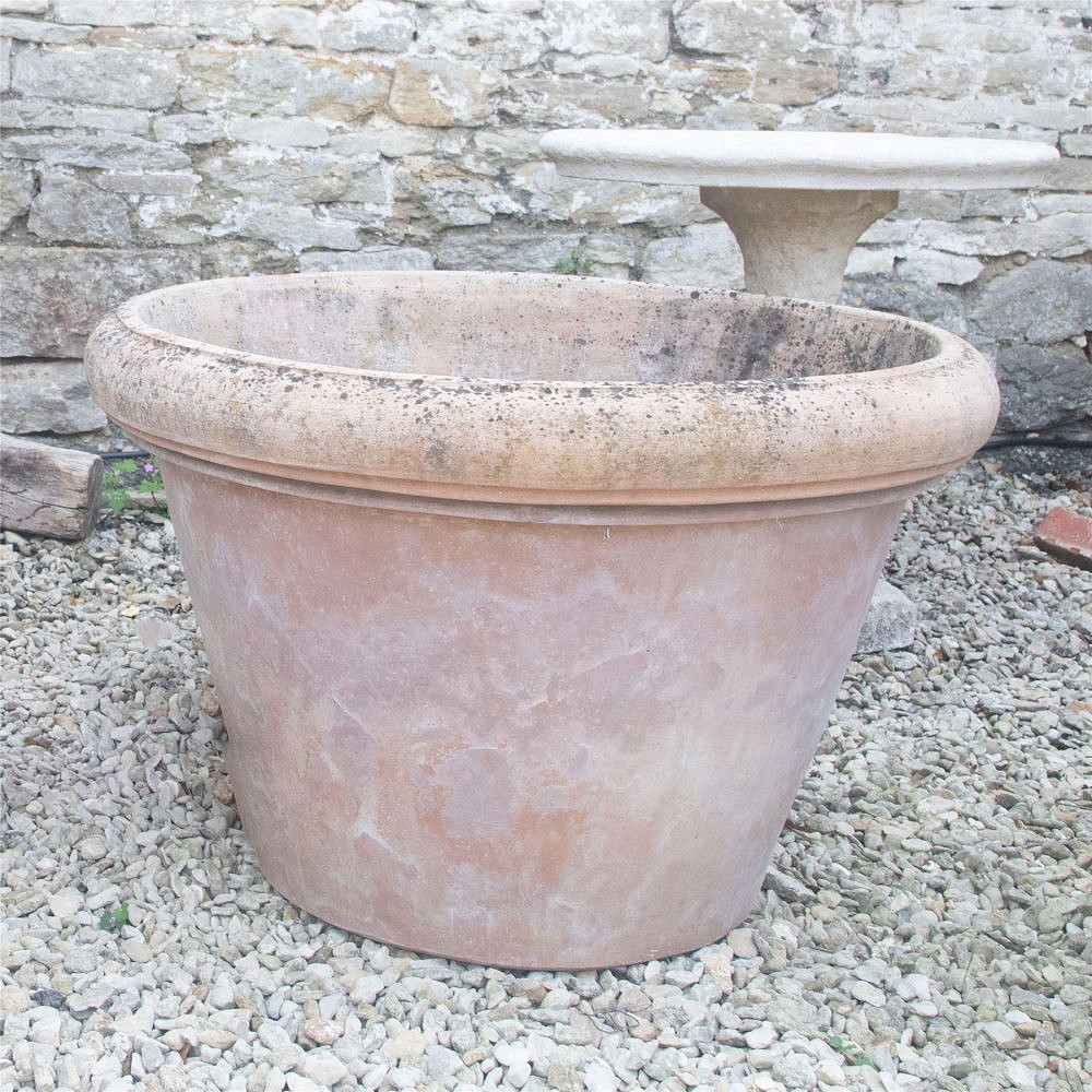 Pair of 20th Century Terracotta Tree Pots GA1961456