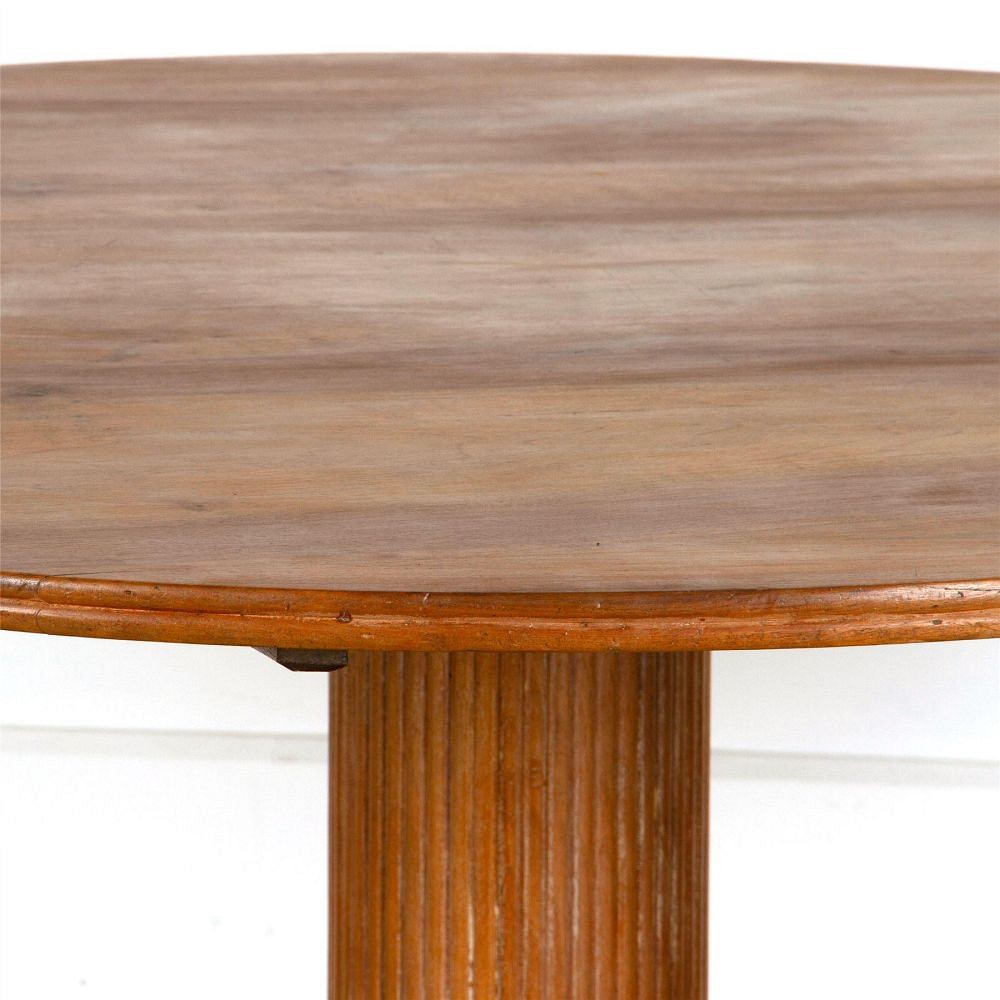 English 19th Century Walnut Pedestal Table TC287306