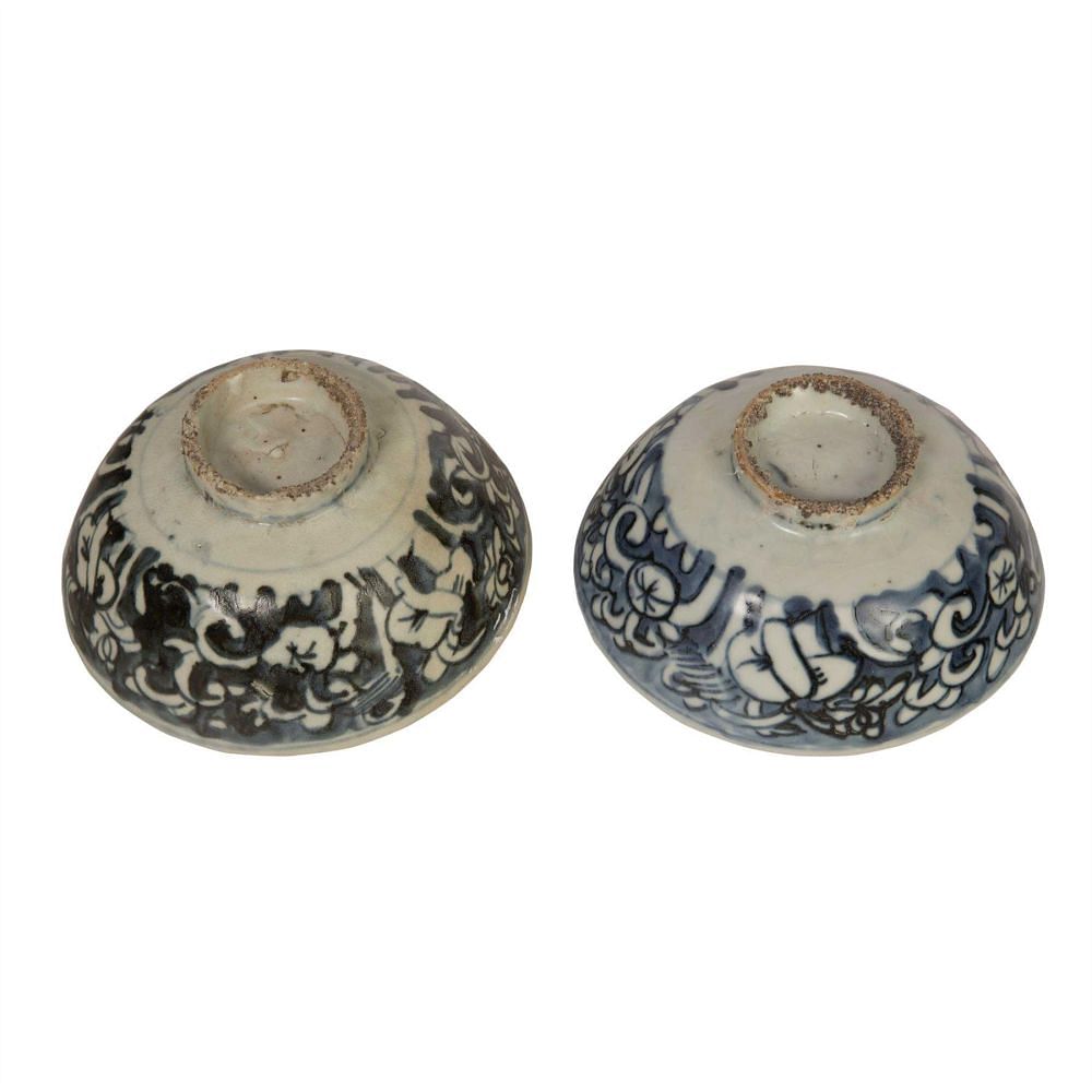 Pair of Nanking Cargo Porcelain Bowls DA9057607