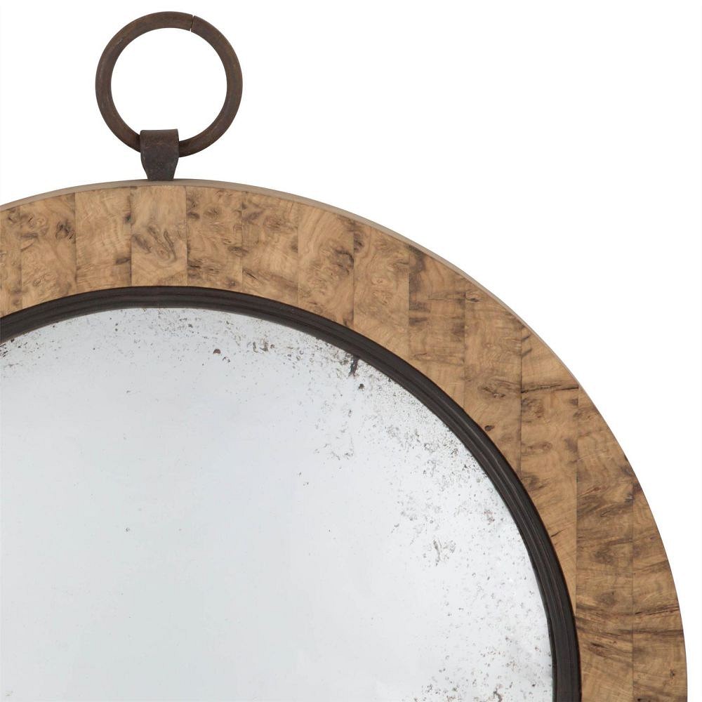 Pollard Oak Convex Mirrors MI107124