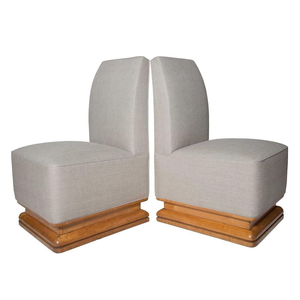 Pair of Art Deco Chairs CH1755194