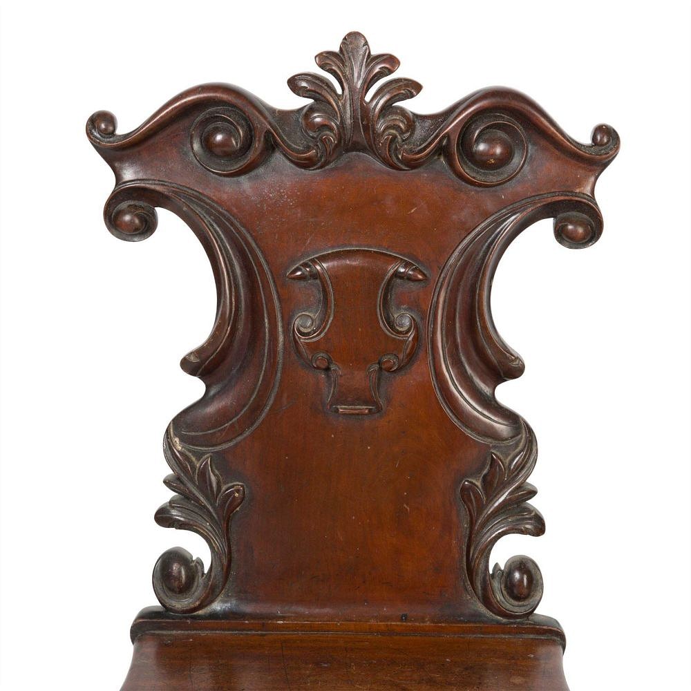 Pair of Mahogany Hall Chairs CH5558000
