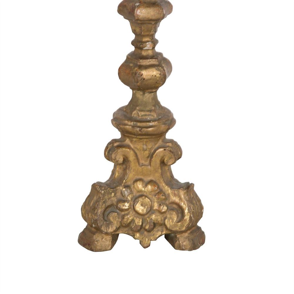 French 18th Century Carved Giltwood Candlestick LT9060572