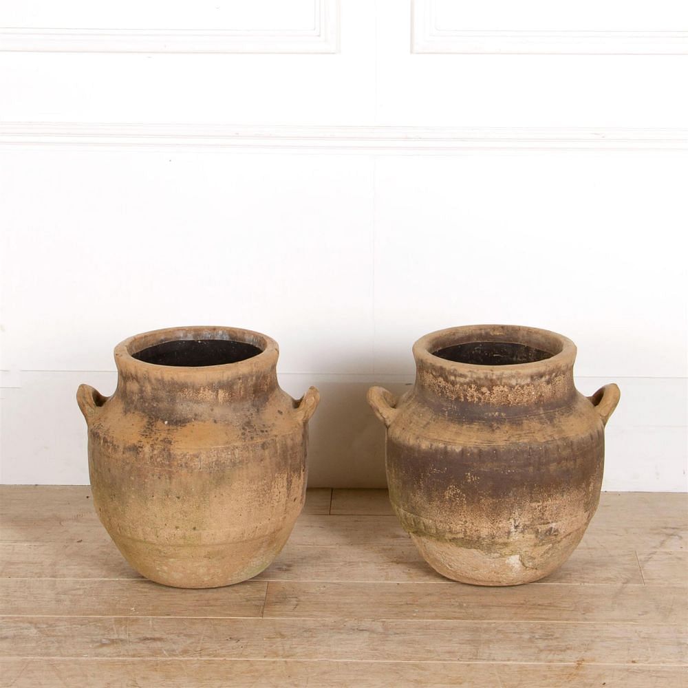 Pair of 20th Century Handelled Pots/Urns GA287385